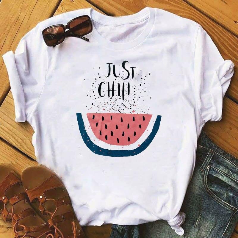 Damen T-Shirt mit verschiedenen Früchten