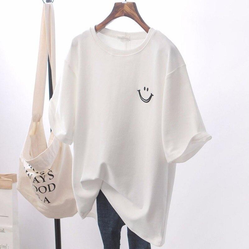 Damen T-Shirt mit Smiley