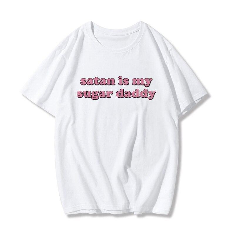 Damen T-Shirt mit kontrastreicher Aufschrift