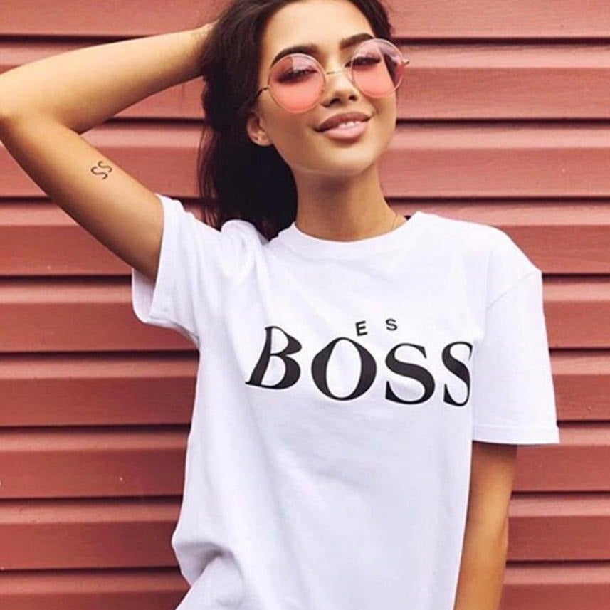 Damen T-Shirt mit keckem Aufdruck