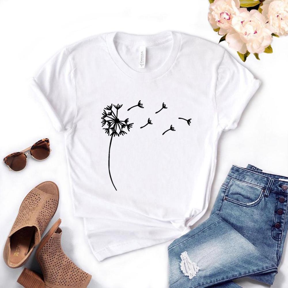 Damen-T-Shirt mit Pusteblume