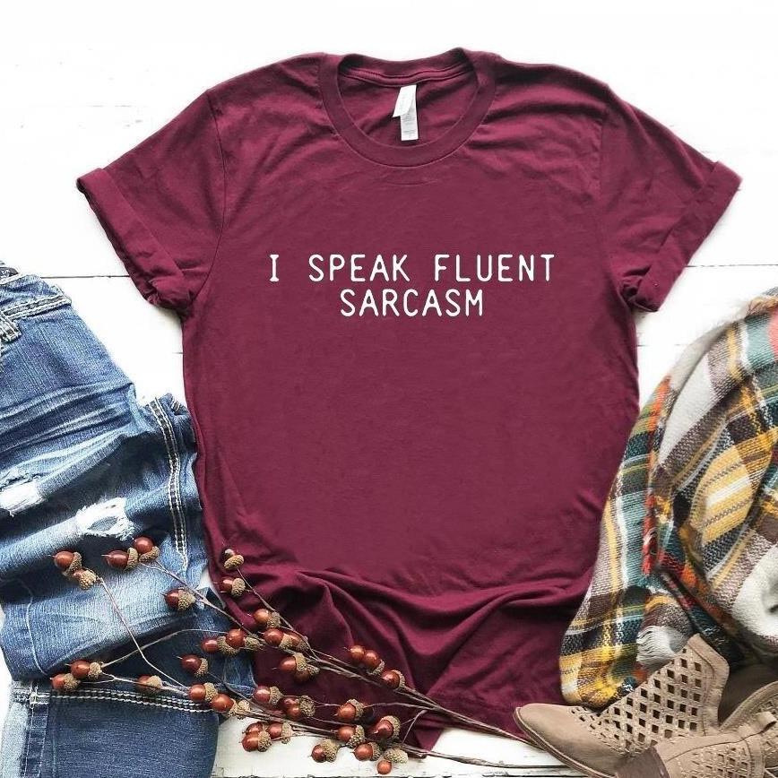 Damen T-Shirt mit sarkastischer Aufschrift