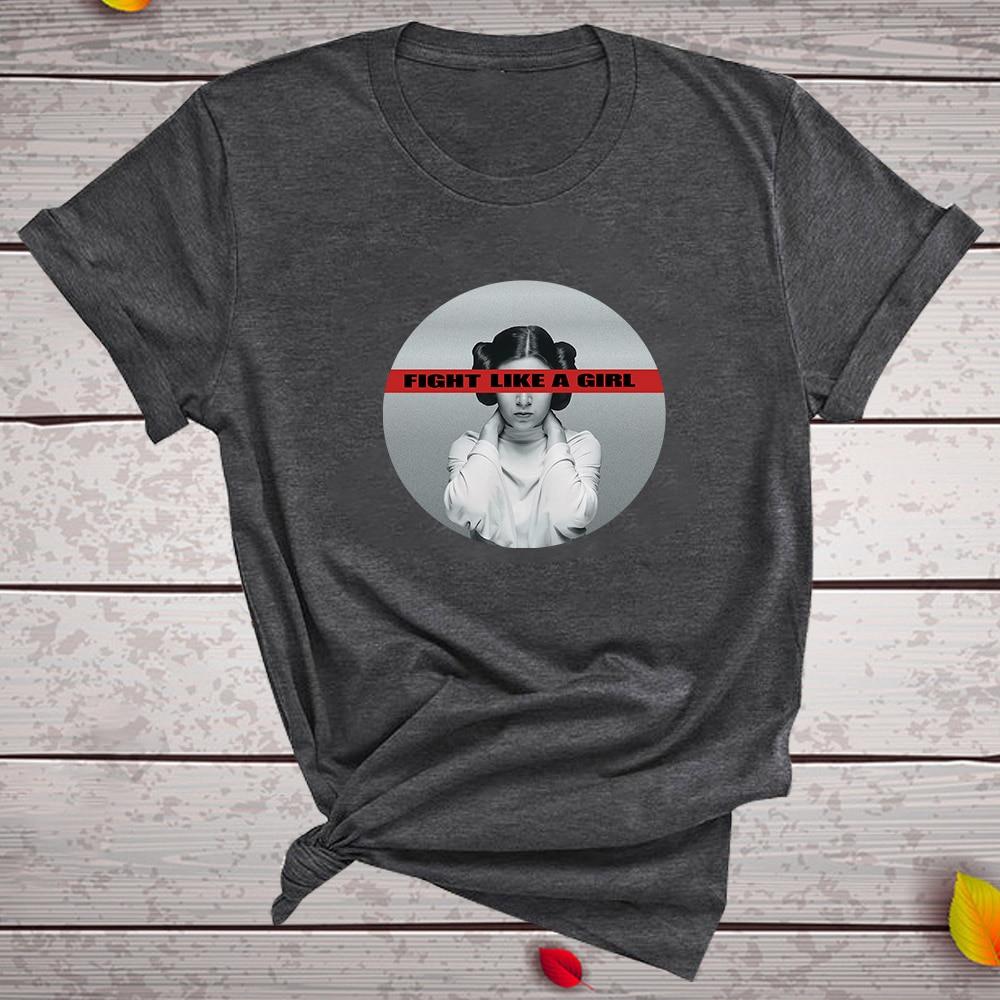 Damen T-Shirt mit Leia-Motiv