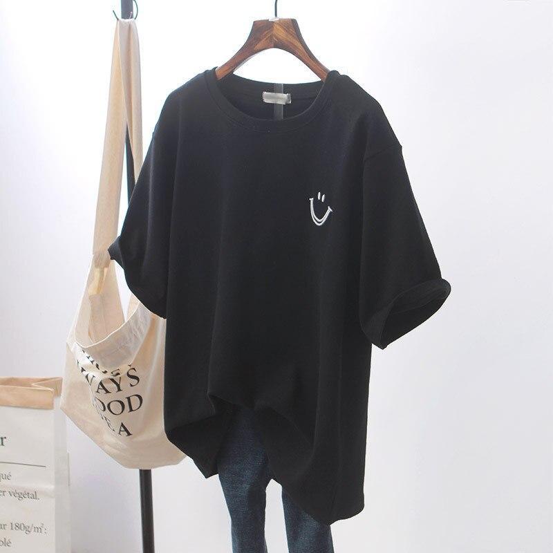 Damen T-Shirt mit Smiley