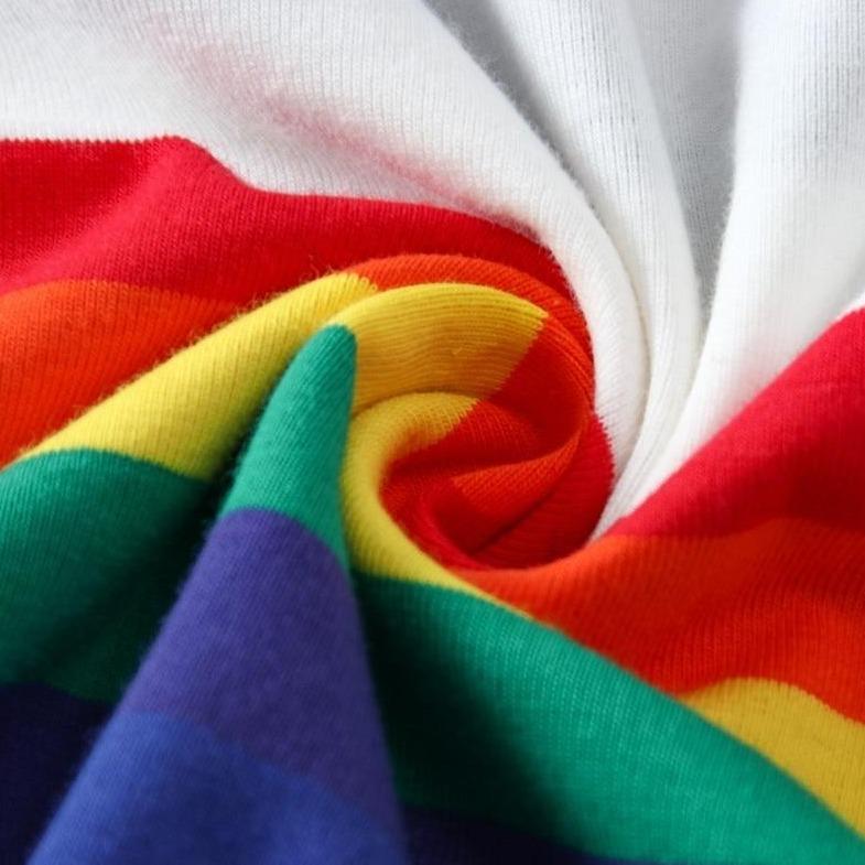 Knalliges, gestreiftes T-Shirt für Damen