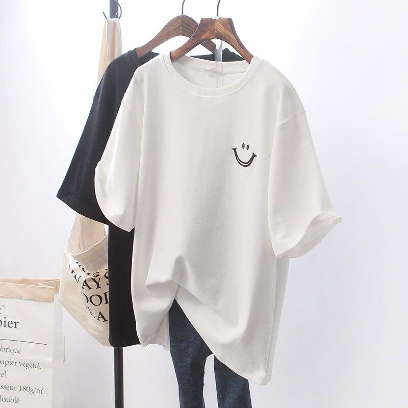 Damen T-Shirt mit Smiley