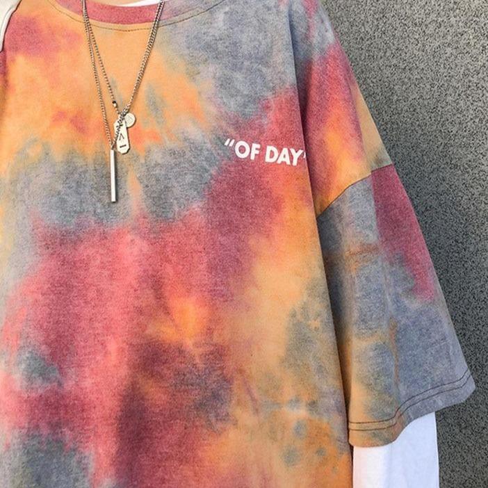 Batik-T-Shirt für Damen