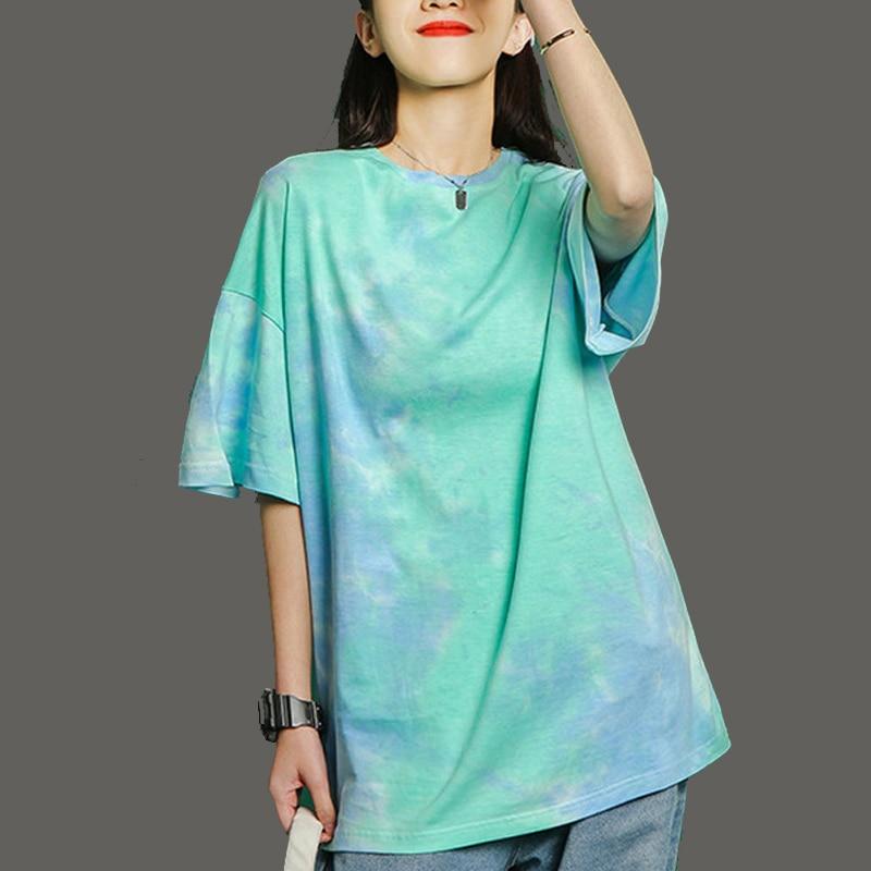 Batik-T-Shirt für Damen