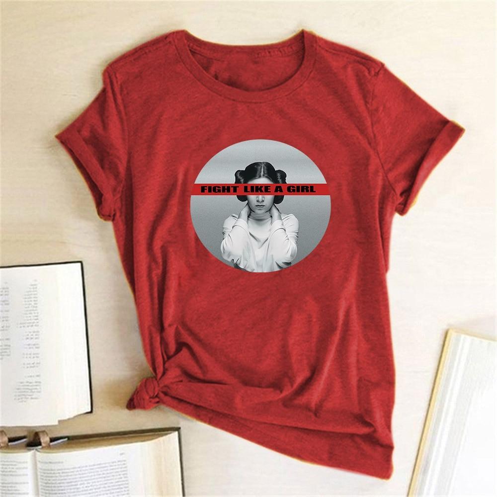 Damen T-Shirt mit Leia-Motiv