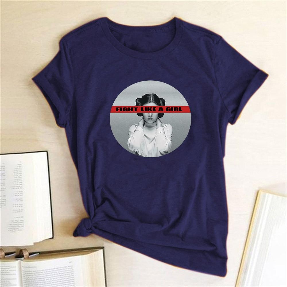 Damen T-Shirt mit Leia-Motiv