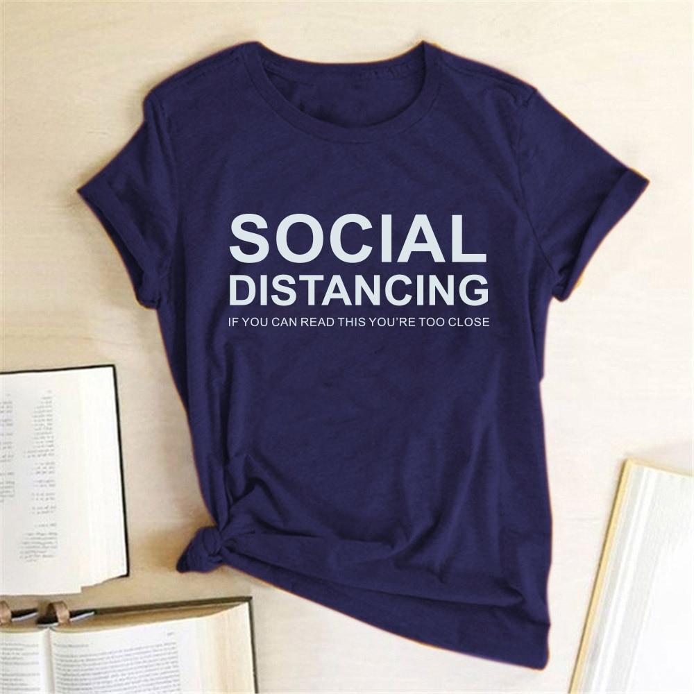Basic Damen T-Shirt mit witzigem Aufdruck