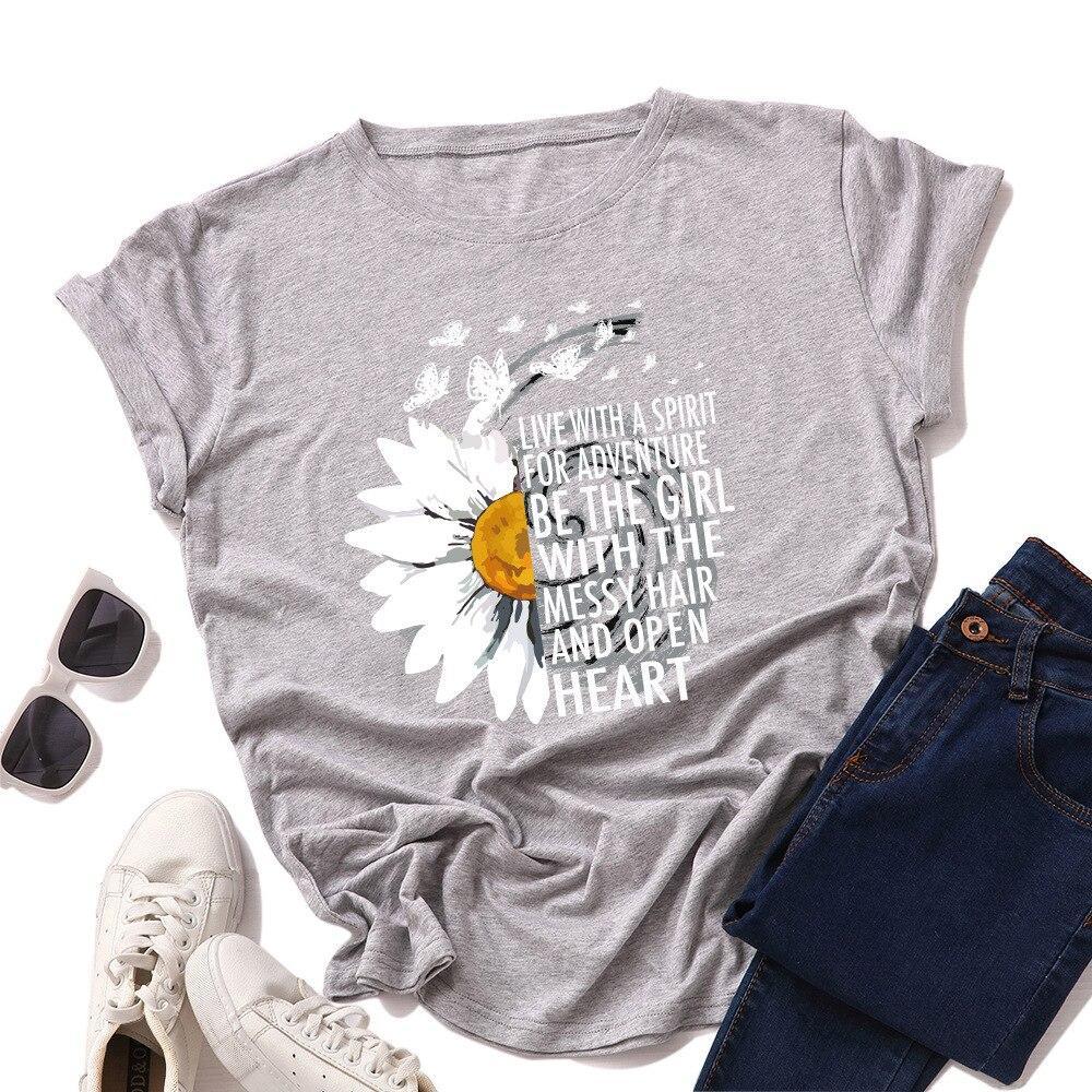Damen-T-Shirt mit Motivationsspruch