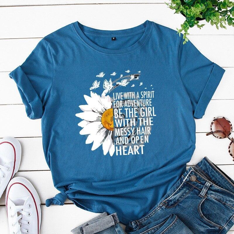 Damen-T-Shirt mit Motivationsspruch