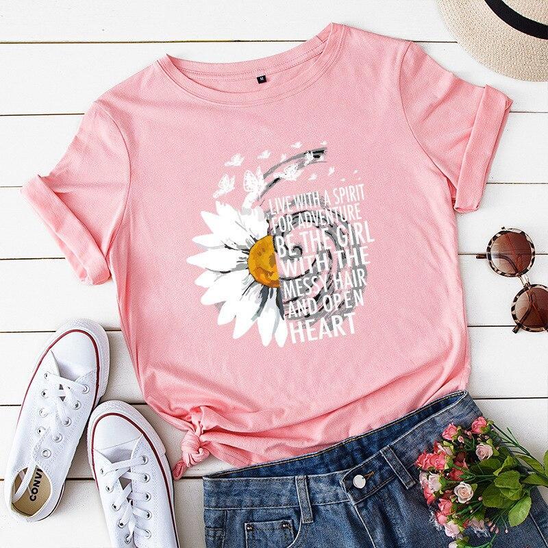 Damen-T-Shirt mit Motivationsspruch