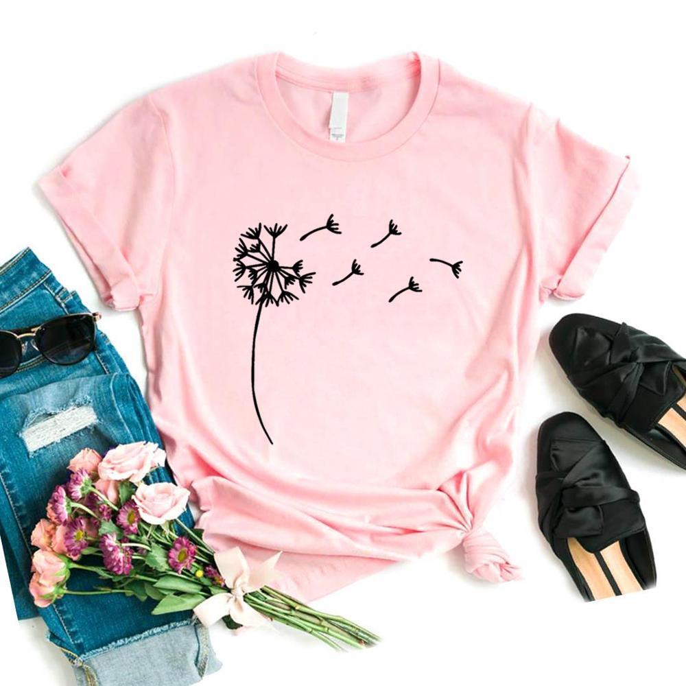 Damen-T-Shirt mit Pusteblume