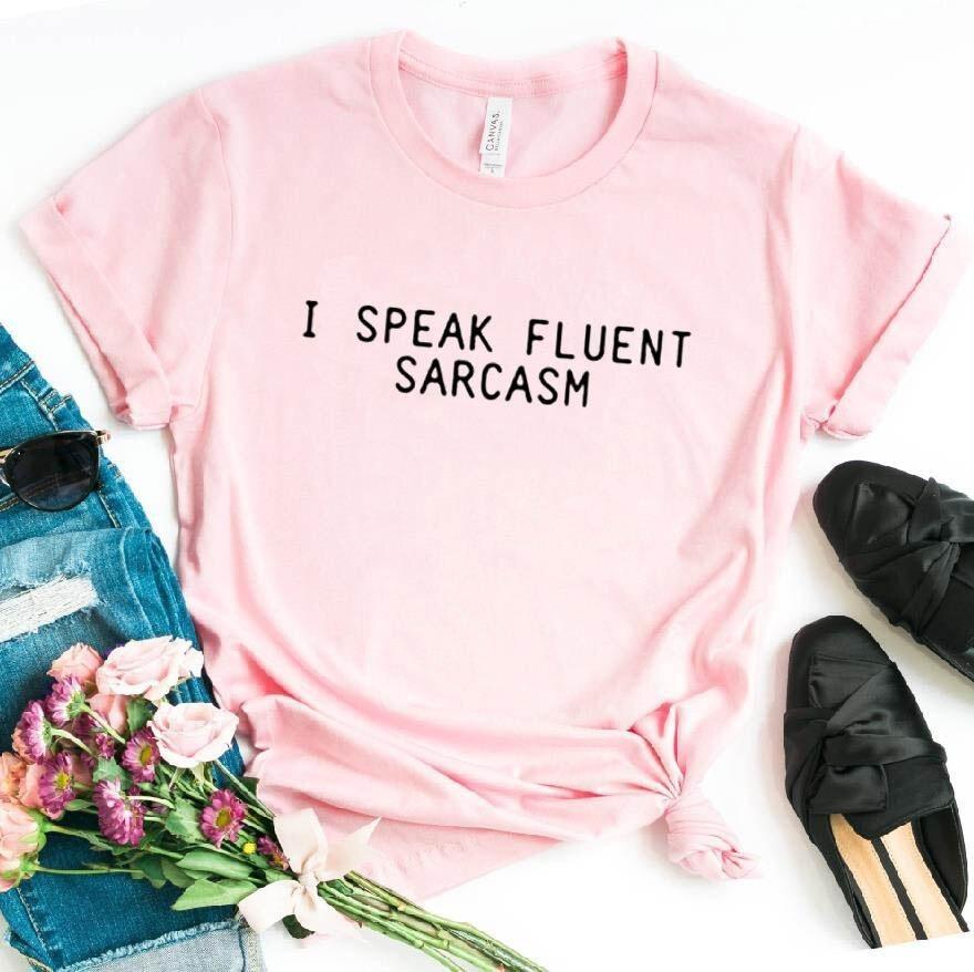 Damen T-Shirt mit sarkastischer Aufschrift