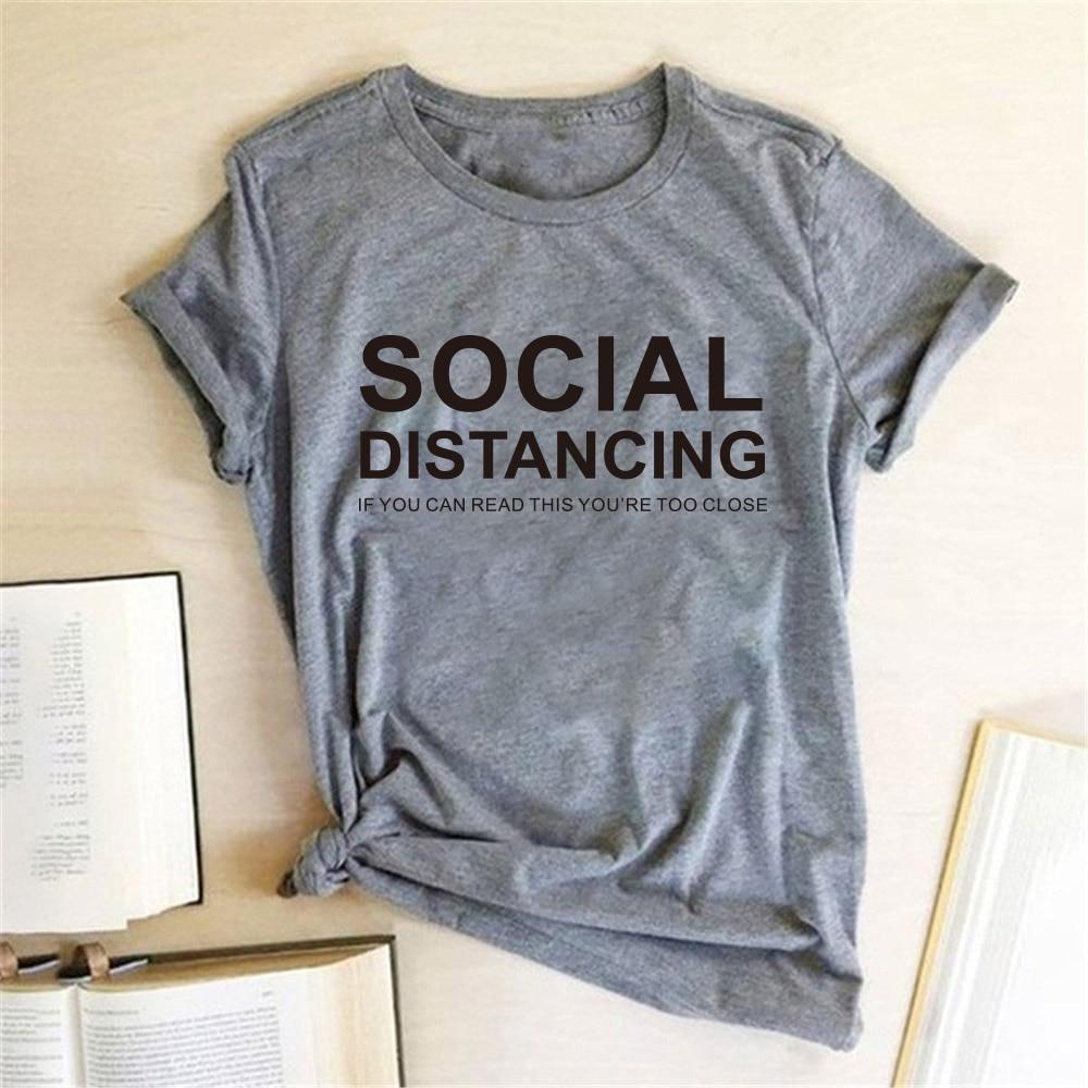 Basic Damen T-Shirt mit witzigem Aufdruck
