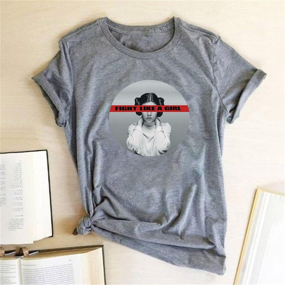 Damen T-Shirt mit Leia-Motiv