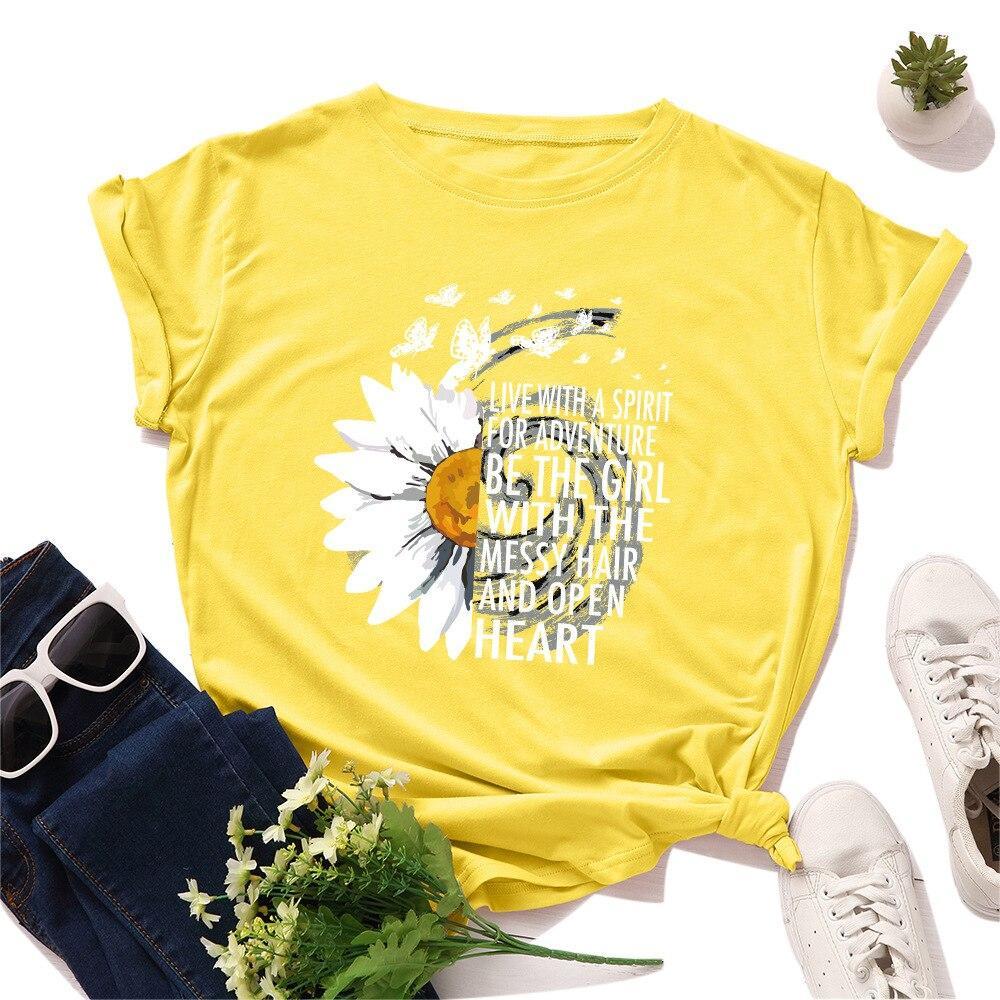 Damen-T-Shirt mit Motivationsspruch