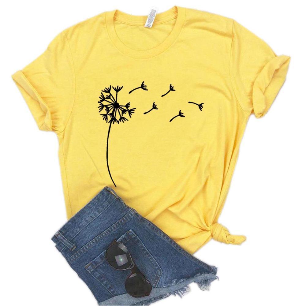 Damen-T-Shirt mit Pusteblume