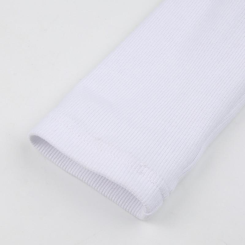 Damen-Langarm-T-Shirt, bauchfrei