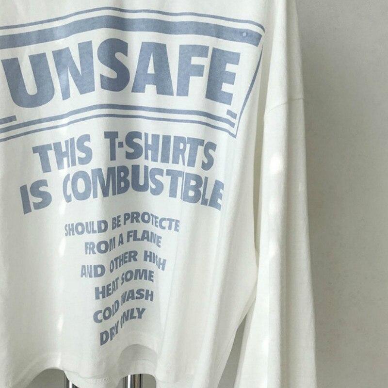 Damen-Langarm-Shirt mit großer Aufschrift