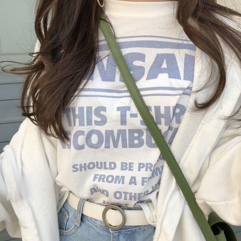 Damen-Langarm-Shirt mit großer Aufschrift