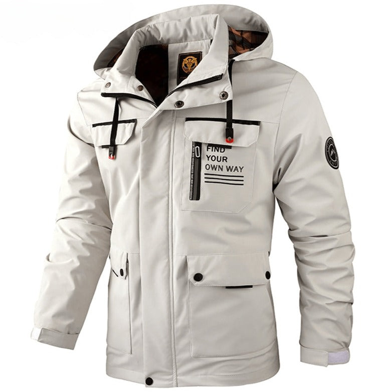 Alfons - Windbreaker Wasserdichter Wintermantel