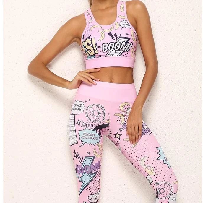 Sportoutfit: Comic-Stil für Spaß im Winter-Workout
