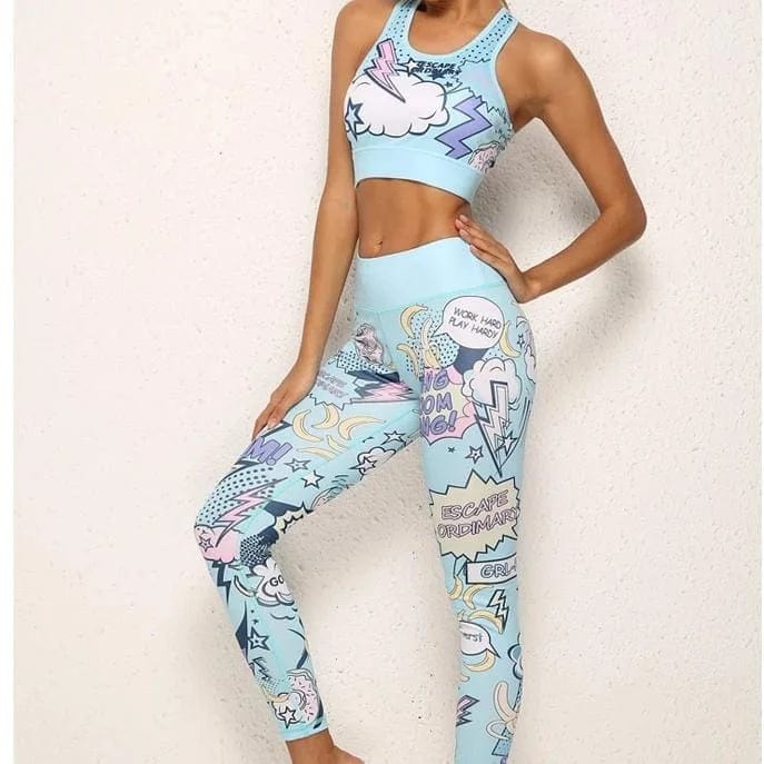 Sportoutfit: Comic-Stil für Spaß im Winter-Workout
