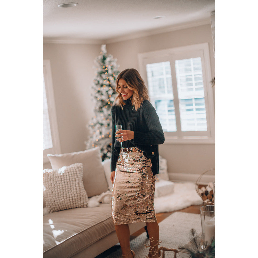 Lillymoda |  Victoria - Modisches Glitzerkleid
