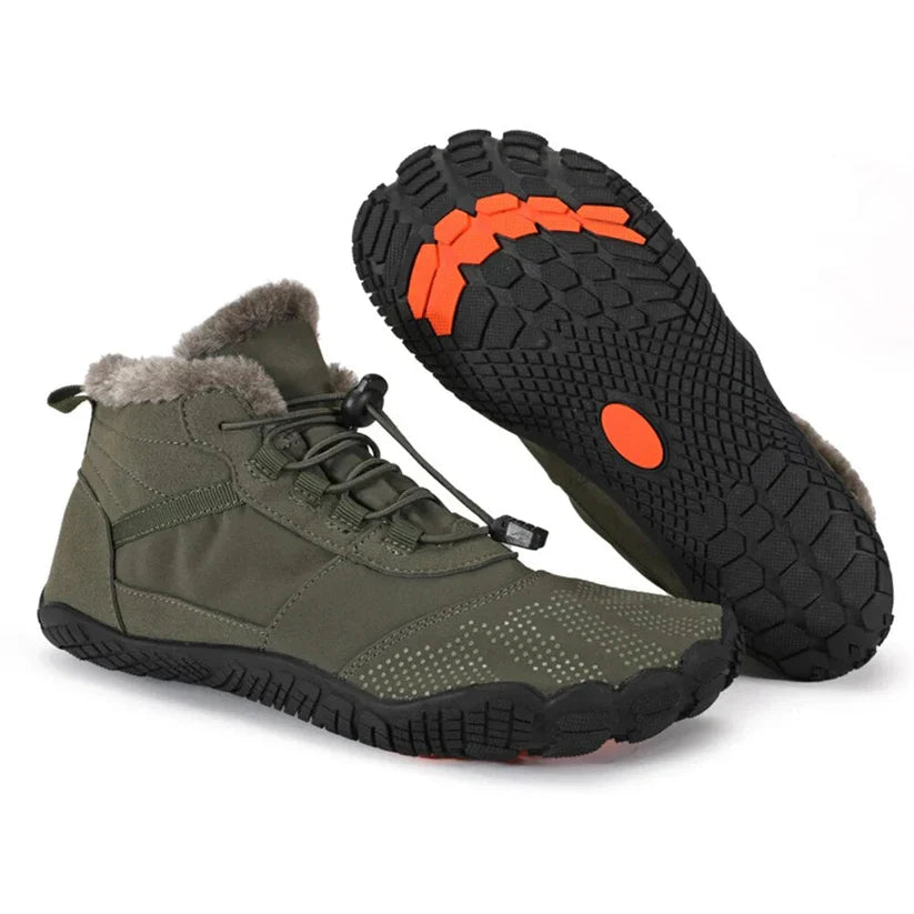 Tripp - Warm gefütterte halbhohe Barfußschuhe für Männer und Damen