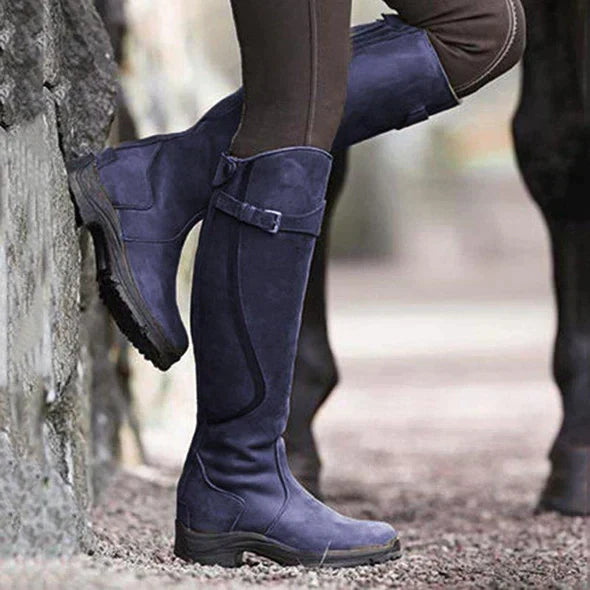 Lillymoda | Antonia - Stylische Kniestiefel [Wasserabweisend]