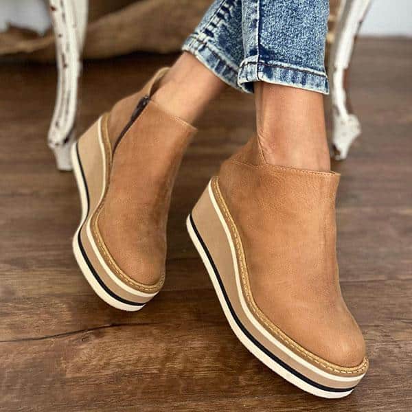 Lillymoda | Alyssa - Stylische Retro-Stiefeletten